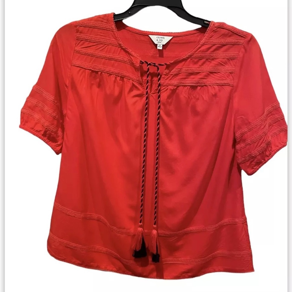 Crown & Ivy Petite Top Womens Size PP (2)